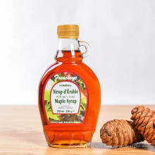 250ml 500ml maple syrup glass bottle with screw top or crown cap.